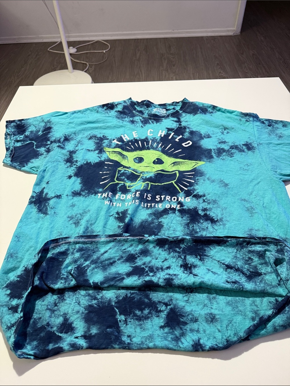 Star Wars Shirt The Child Force is Strong Tie Dye Large Size 2X - Picture 7 of 9